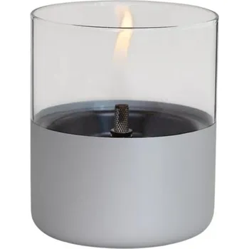 Zahradní osvětlení TenderFlame Stolní lucerna Lilly 10 Glass Alu