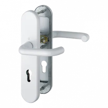 Dveřní kování Bezp.s.HOP PARIS kl+kl bílá bp 92