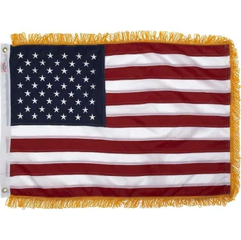 Vlajka FOSCO Vlajka USA s třásněmi 91x152cm vel.M