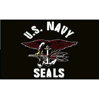 Vlajka FOSCO Vlajka 90x150cm Navy Seals č.217