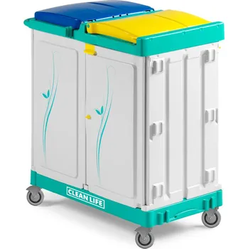 Odpadkový koš Hygienický vozík Magic Line 160P - s pedálem a ergo madlem