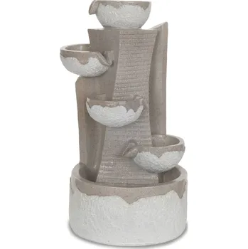 Přírodní kaskáda pokojová fontána, s LED osvětlením