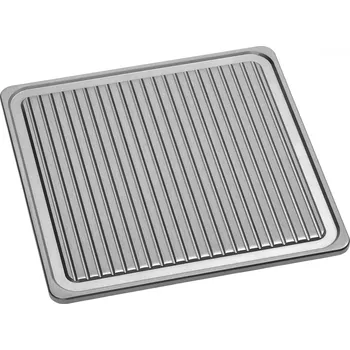 Kuchyňský gril Grilovací deska, rýhovaná, 390x390x17 mm | BARTSCHER, 296051