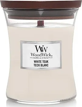 Svíčka WoodWick White Teak