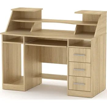 Počítačový stůl Počítačový stůl Komfort-5 65 x 127 x 103,8 cm dub sonoma