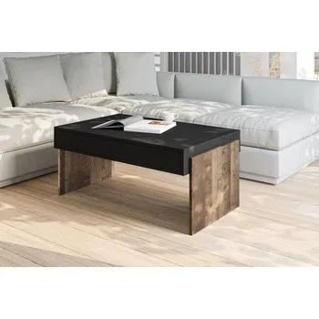 Konferenční stolek Casarredo Konferenční stolek ZUBIA černá/dub colonial grande