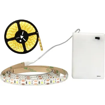 LED osvětlení Lighting B3522 LED pásek IP65 teplá bílá na baterie 2 metry (LED pásek napájený z baterie)