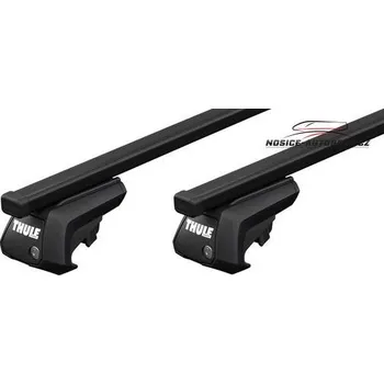 Příčníky Thule Mercedes Benz EQB 2022-2024 s podélníky, SquareBar Evo (Thule SquareBar Evo 7104 + 7123)