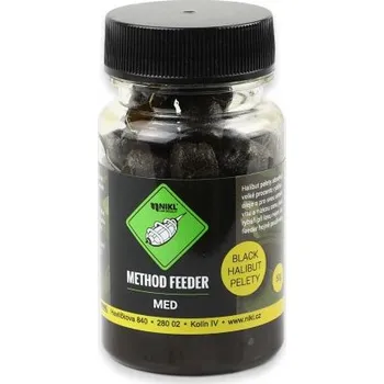 Karel Nikl Nikl Method feeder Black Halibut pelety 8mm, 50g Varianta: Nikl Method feeder Black Halibut pelety Česnek - 8mm, 50g
