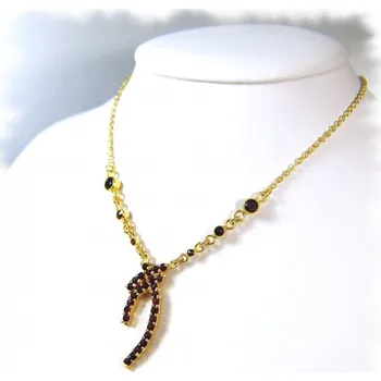 Náhrdelník žluté zlato 40 cm