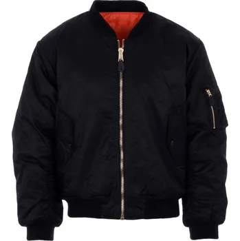 Pánský bomber FOSTEX Bunda MA1 oboustranná Bomber Jacket Fostex® černá-oranžová Vyberte velikost: 3XL