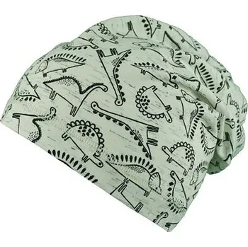 Čepice chlapecká bavlněná čepice s dinosaury velikost 54