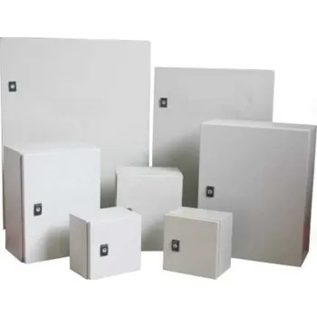 Rozvaděč Skybox kov. skříňka 400x300x200mm 1 záme SEZ-CZ MB-4030D200 RAL7035