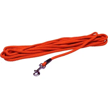 Vodítko pro psa BAFPET Stopovací lano 6 mm/10 m oranžové