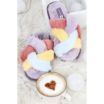 Dívčí bačkory JOMIX Teplé pantofle MD3555PU Velikost: 38