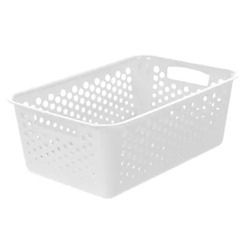 Úložný box Orion Košík plastový 30 x 20 x 11 cm bílý