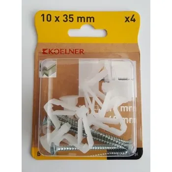 Hmoždinka BL-hmoždinka"BIGIPS"pr.10+vrut 4.0x60 á6