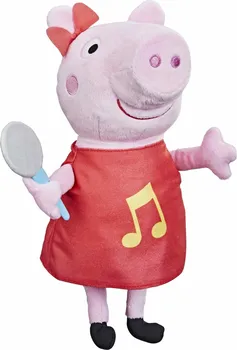 Plyšová hračka Hasbro Prasátko Peppa Pepina zpívající + chrochtající 28 cm