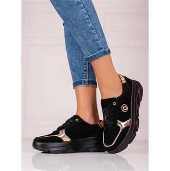 Dámské tenisky Pohodlné kožené dámské tenisky GD-XF-52B/GO Velikost: 36