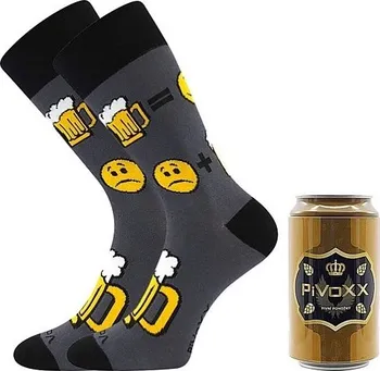 pánské ponožky VoXX PiVoXX + plechovka vzor E 43-46
