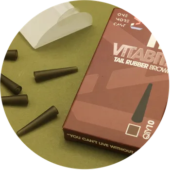 One More Cast Převlek Vitabitz Tail Rubbers 10 ks - Hnědá