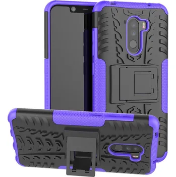 Pouzdro na mobilní telefon Hybridní Obal Na Xiaomi Pocophone F1 Barva: Fialová