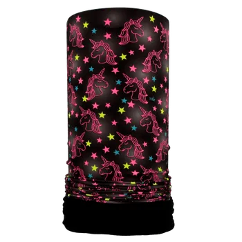 Nákrčník RDX Funkční nákrčník Elano s fleesem Jednorožci Růžový Vel. 1