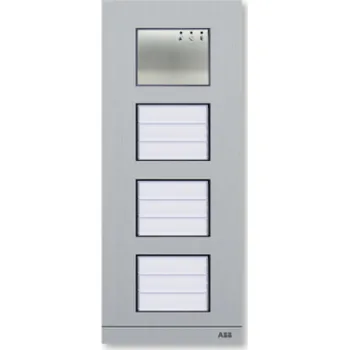 Domovní zvonek Zvonkové tablo ABB Welcome Midi, velikost 1/4 (135 mm) - 9-18 účastníků