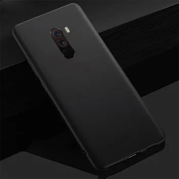 Pouzdro na mobilní telefon Barevný Silikonový Obal Na Xiaomi Pocophone F1 Barva: Černá