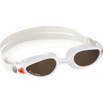 Plavecké brýle Plavecké brýle Aqua Sphere KAIMAN EXO polarizační skla hnědá - bílá/oranžová
