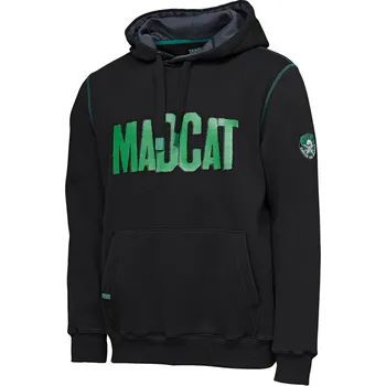 Pánská mikina Mikina Madcat BLACK CAVIAR Hoodie, vel. XL - DOPRODEJ (Hřejivá mikina s kapucí v černé barvě s logem.)