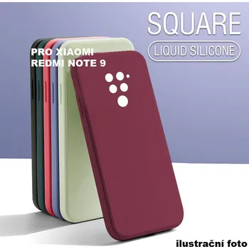 Pouzdro na mobilní telefon Barevný Silikonový Obal Na Xiaomi Redmi Note 9 Modrá: Navy