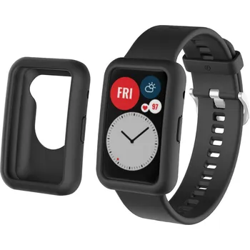 Luxusní Set Na Hodinky Pro Huawei Watch Fit Barva: Černá