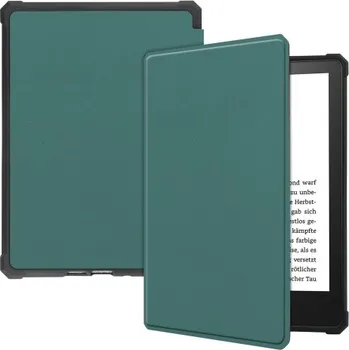 Pouzdro na tablet VSECHNONAMOBIL 37716 LEATHER Zaklápěcí obal Amazon Kindle Paperwhite 5 zelený