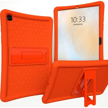 Pouzdro na tablet Silikonový Kryt Samsung Galaxy Tab A7 10,4 - Barevné Barva: Oranžová