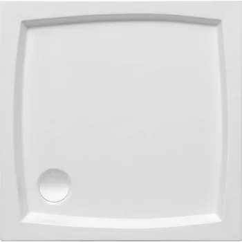 Sprchová vanička Polimat Kompaktní čtvercová akrylátová sprchová vanička Patio 1 80x80 (90x90) Barva: Bílá, Rozměry (cm): 90x90