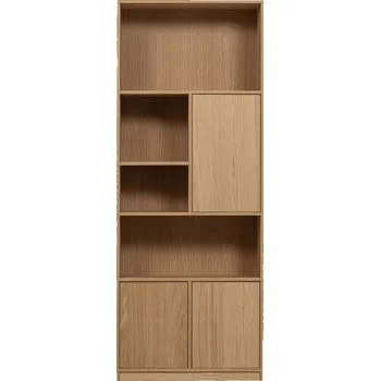 Knihovna WOOOD Dubová modulární knihovna Noaha 199 x 77 cm