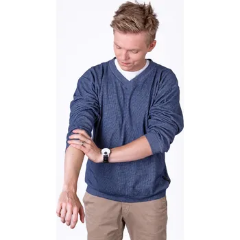 Modrá melé pánská mikina Thorhammer – nanoSPACE by LADA Velikost: S/M