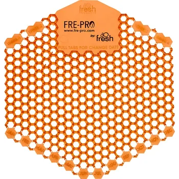WC čistič FrePro Pisoárové sítko FRE PRO WAVE 3D Mango (oranžová) 013007