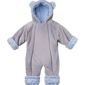 Kojenecký overall ESITO Minky Teddy zimní overal modrý