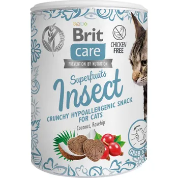 3x100g Brit Care Cat Snack Superfruits & Insects