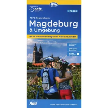 ADFC Regionalkarte Magdeburg & Umgebung mit Tourenvorschlägen, 1:75.000, reiß- und wetterfest, GPS-Tracks Download, E-Bike geeig - Allgemeiner Deutscher Fahrrad-Club e.V. (ADFC)