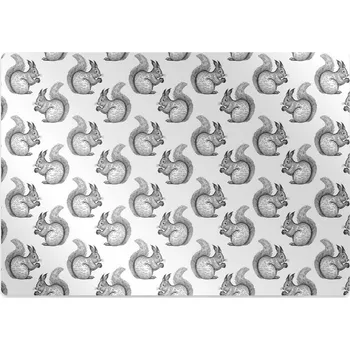 Podložka pod nábytek Ochranná podložka pod židli veverky vzor