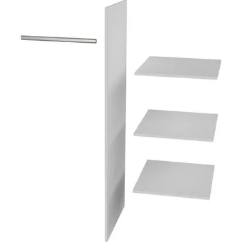 police WOOOD Set bílých laminátových vnitřních polic Ernie