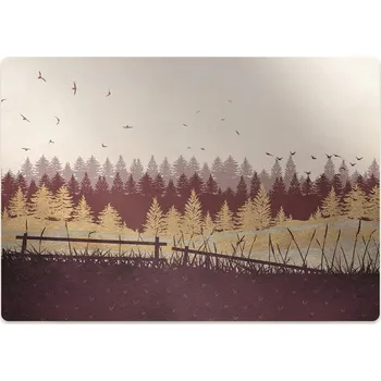 Podložka pod nábytek Ochranná podložka pod židli podzimní les