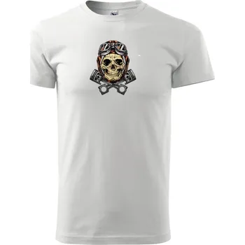 MSP Pánské triko s moto motivem 138 Lebka
