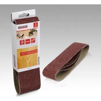 Brusný papír KREATOR KRT241508 3X Brusný pás 75x508 mm, G180