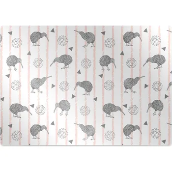 Podložka pod nábytek Podložka pod kolečkovou židli Vzor ptáků kiwi