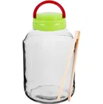 Browin Sklenice s víčkem a kleštěmi 3 l