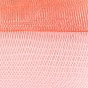 Tyl v neonově růžové barvě 11801